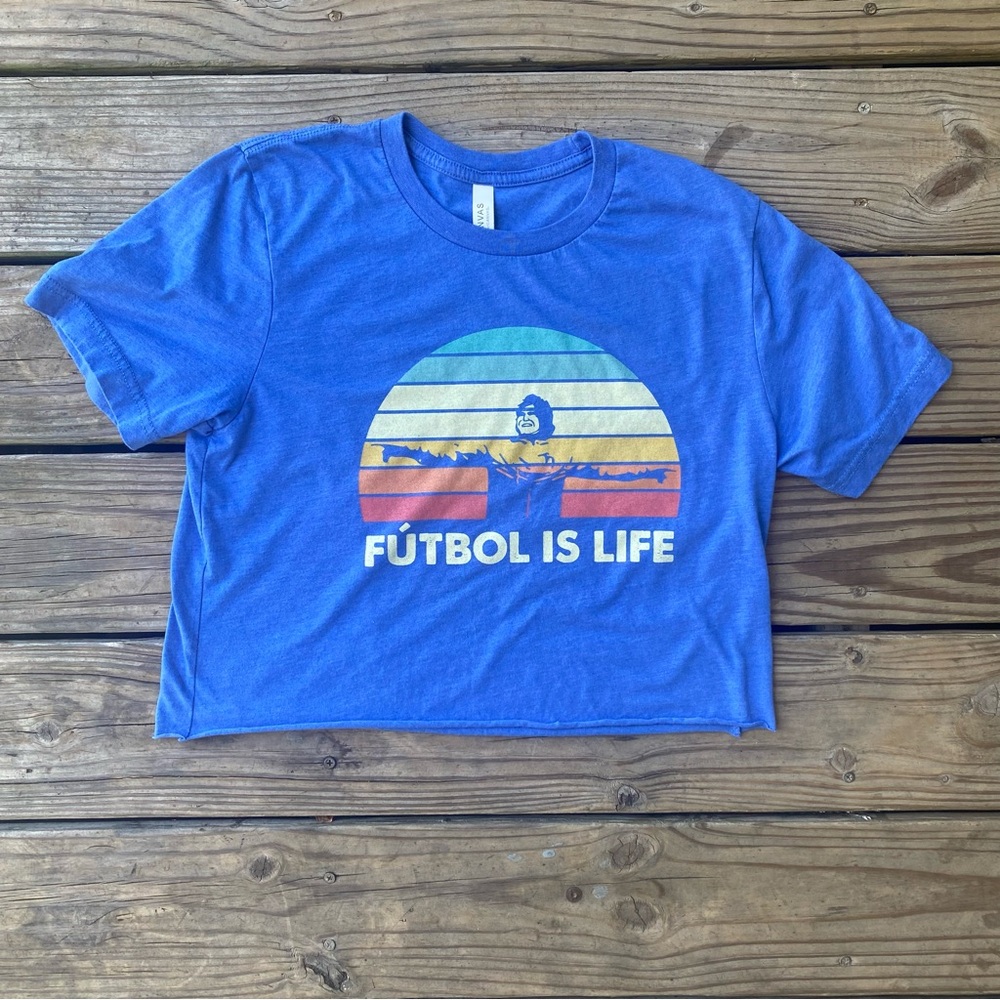 “Futbol is Life” Crop T-Shirt